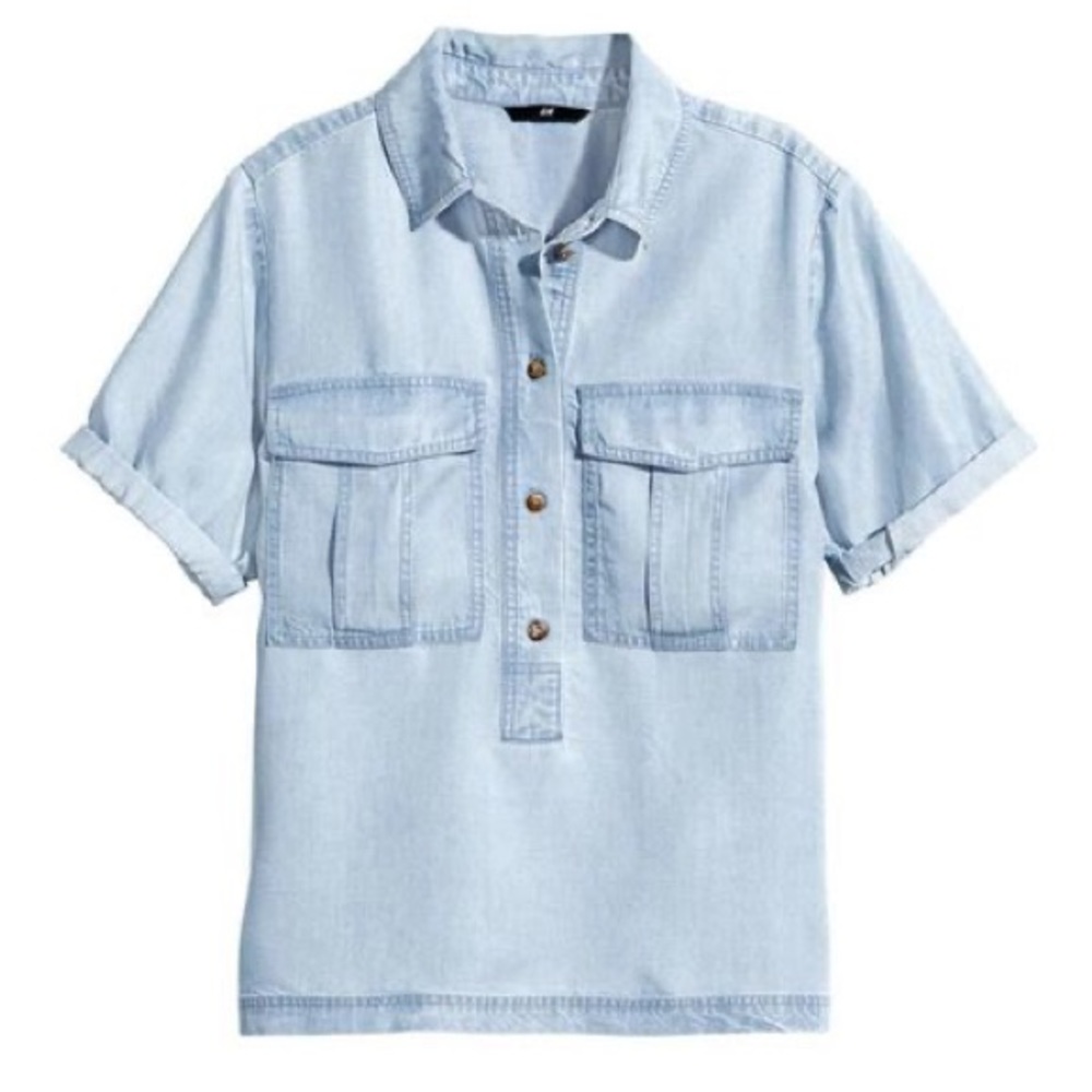 H&M || Conscious Denim Button Up